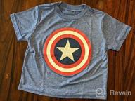 img 1 attached to Marvel Toddler Captain America T Shirt review by Cori Nance