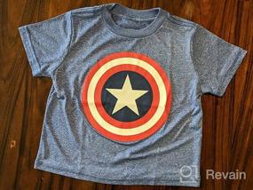 img 3 attached to Marvel Toddler Captain America T Shirt