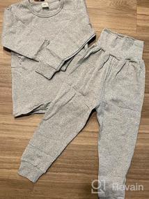 img 8 attached to 👶 Comfortable and Cozy: HZYBABY Thermal Underwear Toddler 2-3 Years Boys' Clothing for Underwear