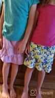 img 1 attached to UNACOO 2 Packs - Stylish 100% Cotton Tiered Ruffle Skirts for Girls review by Jenna Willis
