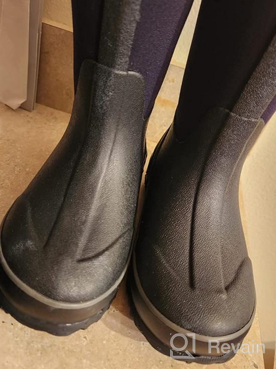 img 1 attached to Introducing BOGS Unisex-Child Classic Print 🌧️ Rainboot: A Stylish and Waterproof Rain Boot review by Kevin Cheek