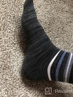 img 1 attached to Black Cotton Crew Dress Socks With Argyle, Striped, And Solid Ribbed Patterns For Men From USBingoshop review by Bob Kussmaul