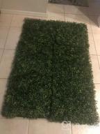 img 1 attached to ULAND 6Pcs 20"X20" Artificial Grass Wall Panels, Boxwood Hedges Mats For Greenery Backdrop Garden Privacy Screen Fence. review by Mitchell Watson
