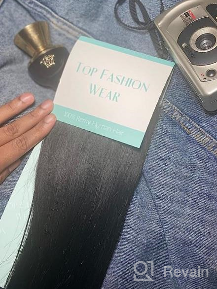 img 1 attached to Yaki Straight Tape In Hair Extensions Human Hair 40 PCS Light Yaki Tape In Hair Extensions Human Hair Black Women 100% Human Hair Double Sided Seamless PU Tape In Hair Extensions 18 Inch review by Anna Barnett