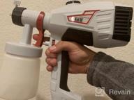 img 1 attached to Revamp Your Home With KeLDE 900W Electric Spray Gun - High Power Paint Sprayer For Cabinets, Furniture, And Outdoors review by Andrew Carrao