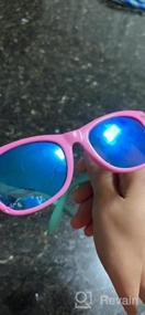 img 6 attached to AZorb Kids Поляризованные солнцезащитные очки с резиновой оправой TPEE, гибкие и прочные, возраст 3-10 лет, 100% защита от ультрафиолета для мальчиков и девочек