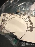 img 1 attached to 👑 Coucoland Vintage Halo Crown Headpiece: A Stunning Goddess Costume Accessory with Silver Spike Head Piece review by Darin Schaffer