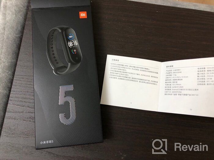 img 1 attached to Smart bracelet Xiaomi Mi Smart Band 5 RU, black review by Czesawa Agnieszka Ta ᠌