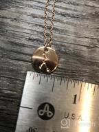 img 1 attached to Mevecco 18K Gold Plated Zodiac Coin Necklace with Horoscope Sign Engraving - Personalized Constellation Pendant on Dainty Chain review by Angela Gershmel
