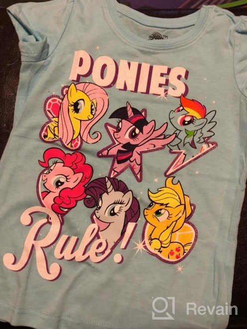 img 1 attached to 🦄 My Little Pony Girls' Toddler Best Friends Forever Tee: Short Sleeve Puff Perfection! review by Jamie Parker