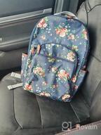 img 1 attached to Floral School Backpack For Girls: Water-Resistant Travel Bag By Leaper review by Jay Chenier
