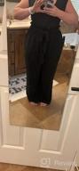 img 1 attached to Leopard Print High Waisted Palazzo Pants For Women - Wide Leg Long Trousers With Belt And Convenient Pockets By SySea review by Teri Cantu