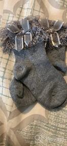 img 5 attached to 6 пар детских носков с милыми атласными бантиками и оборками из хлопка.