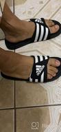 картинка 1 прикреплена к отзыву Adidas Adissage White Black US Men's Shoes от David Flores