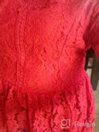 img 1 attached to Women'S Sexy Sheer Mesh Lace Peplum Blouse - Short Sleeve Top By Tobrief review by Nonito Shin