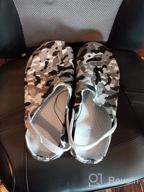 img 1 attached to Childern Gardening Camouflage Sandals Slippers review by Chris Lacasse