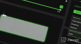 img 7 attached to Коврик для игровой мыши Razer Goliathus Chroma 3XL — Микротекстурированная тканевая поверхность для установки на большом столе — RGB-подсветка, оптимизированная для всех настроек чувствительности и датчиков — Нескользящая резиновая основа