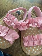 img 1 attached to Soft Sole Summer Sandals For Baby Boys And Girls - First Walkers Beach Shoes And Flat Shoes review by Brandon Guidroz