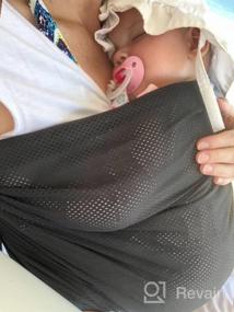 img 6 attached to Vlokup Baby Water Ring Sling: Lightweight Mesh Carrier For Summer Swimming And Beach Adventures