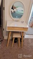 img 1 attached to Transform Your Small Space With YOURLITE Lighted Makeup Vanity Table Set review by Kim Bell