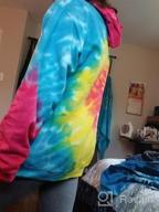 img 1 attached to Tie Dye Pullover Hoodie For Youth & Adults - Colortone Brand review by David Hashman