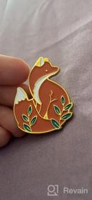 img 2 attached to 🦊 ROSTIVO Fox Enamel Pins: Adorable Pins for Men, Women, Boys, and Girls - Perfect for Backpacks, Jackets & Bookbags