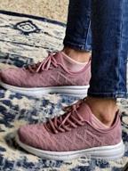 img 1 attached to Women'S Lightweight 3D Woven Athletic Sneakers - Stylish Joomra Shoes review by Kyle Salinas