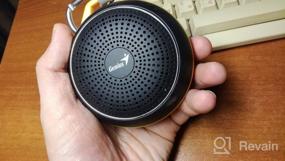 img 6 attached to 🔊 Погрузитесь в мир беспроводного аудио с Genius SP-906BTOrange, наружной Bluetooth-колонкой яркого оранжевого цвета