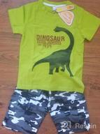img 1 attached to LittleSpring Toddler Beach Holiday Boys' Clothing Sets review by Jon Robertson