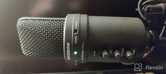 img 2 attached to 🎤 Samson G-Track Pro Professional USB Condenser Microphone: High Quality Audio Recording with Audio Interface in Sleek Black Design review by Li Kai ᠌