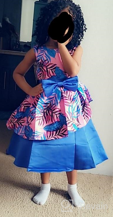 img 1 attached to 👧 Kids Special Occasion Dress for Flower Girls – NSSMWTTC Pageant Party Dresses review by Christine Gatlin