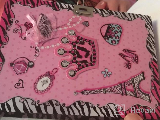 img 1 attached to Pink Paris Journal For Tween Girl: SMITCO Locking Diary With Rhinestone Heart Lock - Cute Diaries With Lock For Girls And Kids Ages 8-12 - Perfect Journaling Gift For Girls review by Mike Wachtel