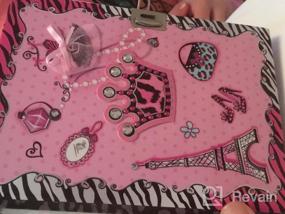 img 8 attached to Pink Paris Journal For Tween Girl: SMITCO Locking Diary With Rhinestone Heart Lock - Cute Diaries With Lock For Girls And Kids Ages 8-12 - Perfect Journaling Gift For Girls