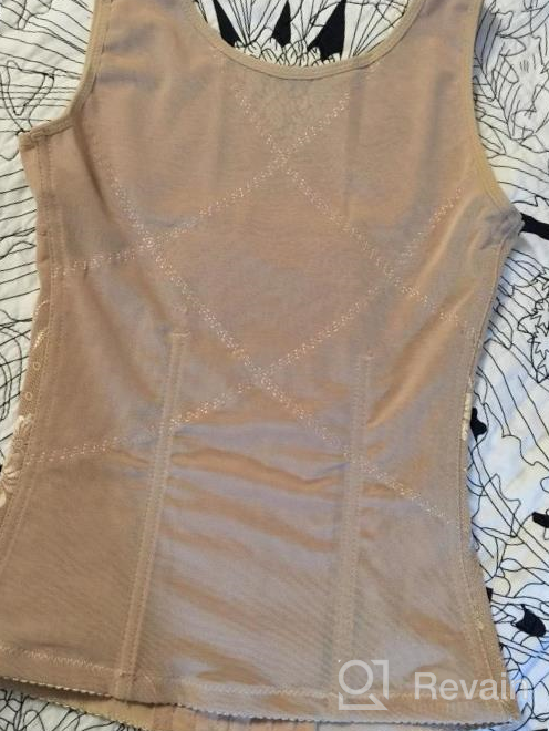 img 1 attached to 👗 Women's Slimming Posture Corrector Open Bust Shapewear Corset by Bslingerie review by Everette Jean