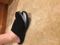 img 1 attached to 👟 Ultra-Comfy Skysole Fleece Slippers with Rugged Outsoles - Perfect Black Boys' Shoes for Slippers review by Roderick Reynolds