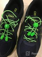 img 1 attached to AMLY Elastic No Tie Shoe Laces - Tieless Shoelaces For Adults And Kids - 4 Pairs, Heavy Duty Shoe Strings For Sneakers review by Loren Rindfleisch