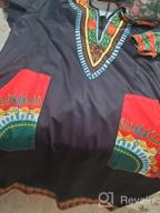 картинка 1 прикреплена к отзыву Bohemian Dashiki Midi Dresses For Women - Traditional African Attire With Vintage Ethnic Tribal Style - SheKiss от Todd Stone