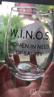 img 1 attached to Best Wife Ever Sentimental Stemless Wine Glass 🍷 - Romantic Gift for Her from Him/Husband - Libbey 15oz review by Chris Walker