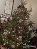 картинка 1 прикреплена к отзыву Add Glittering Elegance To Your Teal Blue Christmas Tree With Supla'S 24 Pack Poinsettia Flower Picks от Mike Pettigrew
