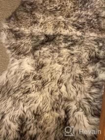 img 6 attached to Indulge In Ultimate Comfort With WaySoft Genuine New Zealand Sheepskin Rug: Perfect For Living Room, Bedroom, Chair And Motorcycle Seat Cover