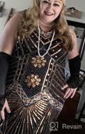 img 1 attached to Plus Size 1920S Flapper Dress By BABEYOND - V Neck, Beaded & Fringed review by Chris Nako