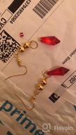 img 1 attached to 🎮 Genshin Impact Tartaglia Earrings - Anime Game Hook Earrings - Cosplay Jewelry for Women and Girls review by Lori Coleman