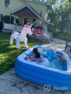 img 1 attached to Gigantic Unicorn Sprinkler For Kids - Jasonwell Inflatable Water Toy For Epic Summer Fun (XXXL) review by Jim Cronin