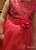 img 1 attached to Sparkling Sequin Mesh Flower Ball Gown For Little Girls' Party, Prom And Special Occasions review by Rance Riley