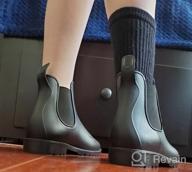 img 1 attached to Waterproof Women'S Garden Ankle Rain Boots - Anti-Slip Chelsea Booties By Babaka review by Steve Yatnalkar