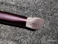 img 1 attached to EIGSHOW 15 Piece Professional Makeup Brush Set In Grey For Liquid, Cream, And Powder Cosmetics - Ideal For Foundation, Powder, Concealers, Eye Shadows, And More review by Nicholas Reggae