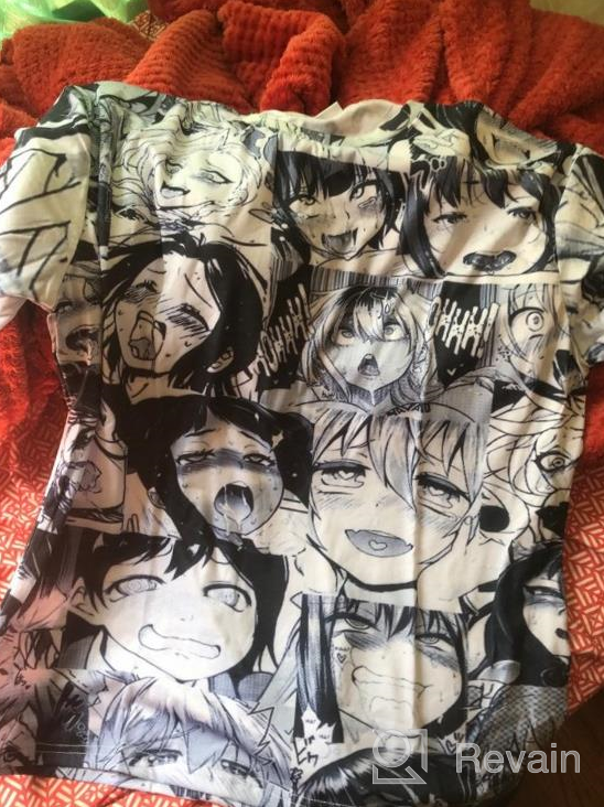 img 1 attached to Get A Giggle With Kydely'S Ahegao 3D Print T-Shirt For Men And Women review by Brett Kolpack