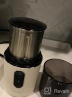 img 1 attached to DmofwHi USB Rechargeable Electric Cordless Coffee Grinder With 304 Stainless Steel Blade And Removable Bowl - Grey review by Edward Mcnamara