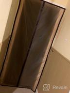 картинка 1 прикреплена к отзыву IKSTAR EVA Thermal Plastic Door Cover 38" X 82": Insulated Magnetic Curtain Keeps Cool Summer, Warm Winter For AC Room, Kitchen & Stair - Brown от Mike Wieneke