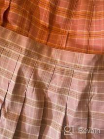 img 7 attached to Women'S Plaid Pleated Skirts US Size With High Waist Shorts A Line Skater Tennis